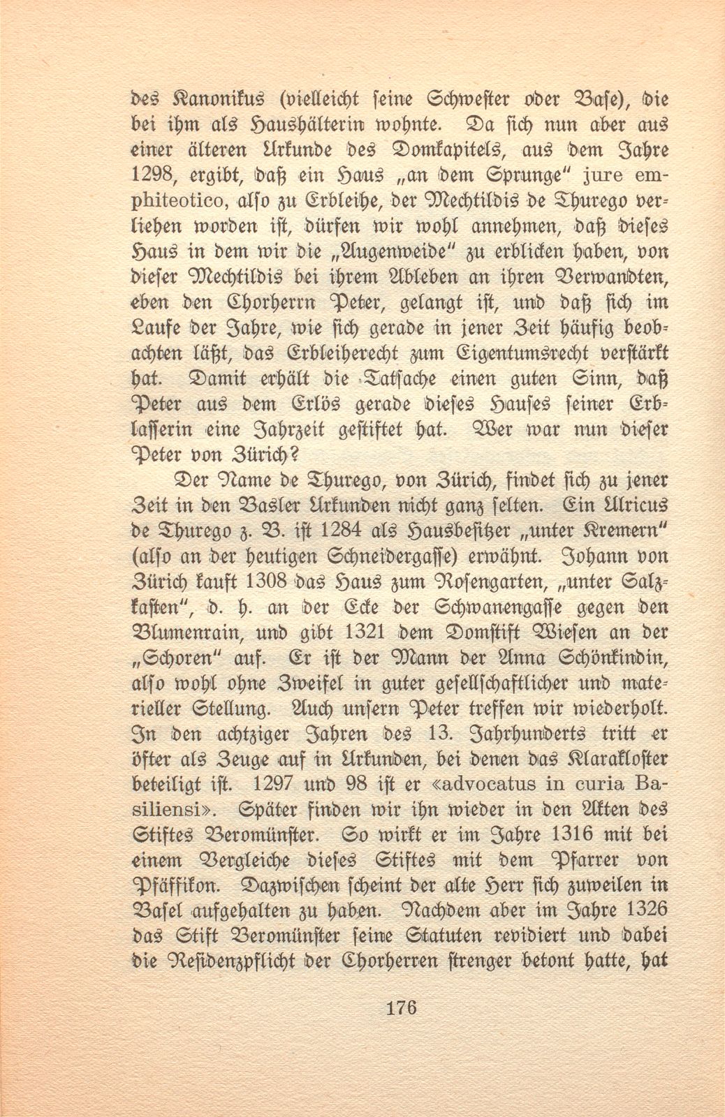 Aus der Geschichte eines alten Basler Hauses [Haus zur ‹Augenweide›] – Seite 3