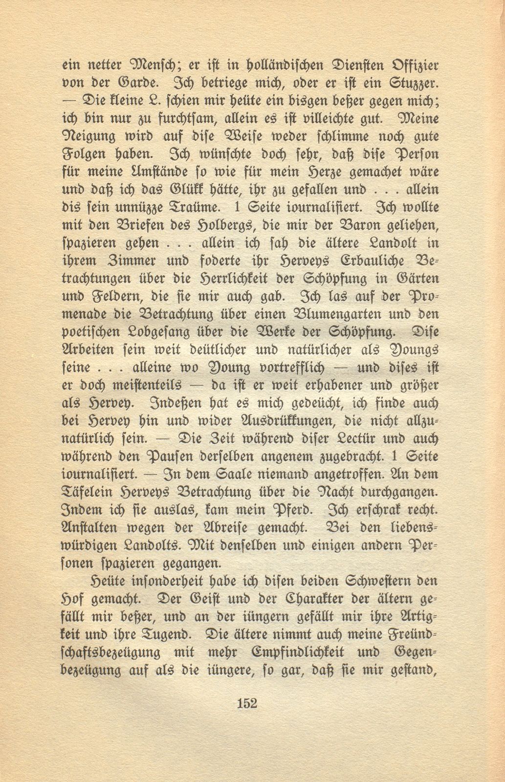 Isaak Iselins Reisetagebuch 1754 – Seite 59