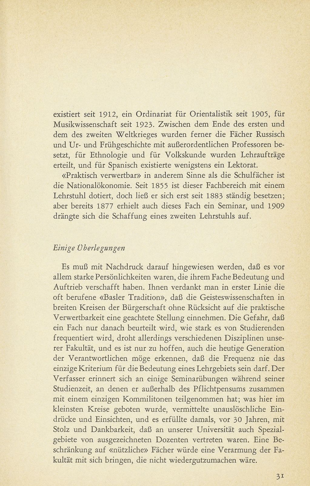 Die Philosophisch-Historische Fakultät der Universität Basel – Seite 6