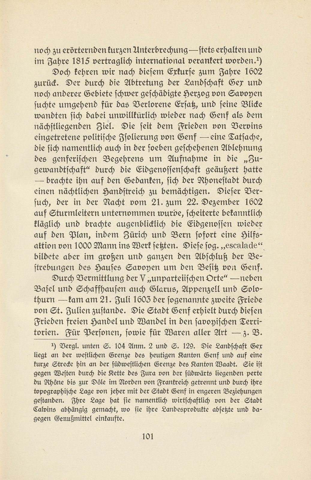 Zur Geschichte der Zonen von Gex und von Hochsavoyen – Seite 15