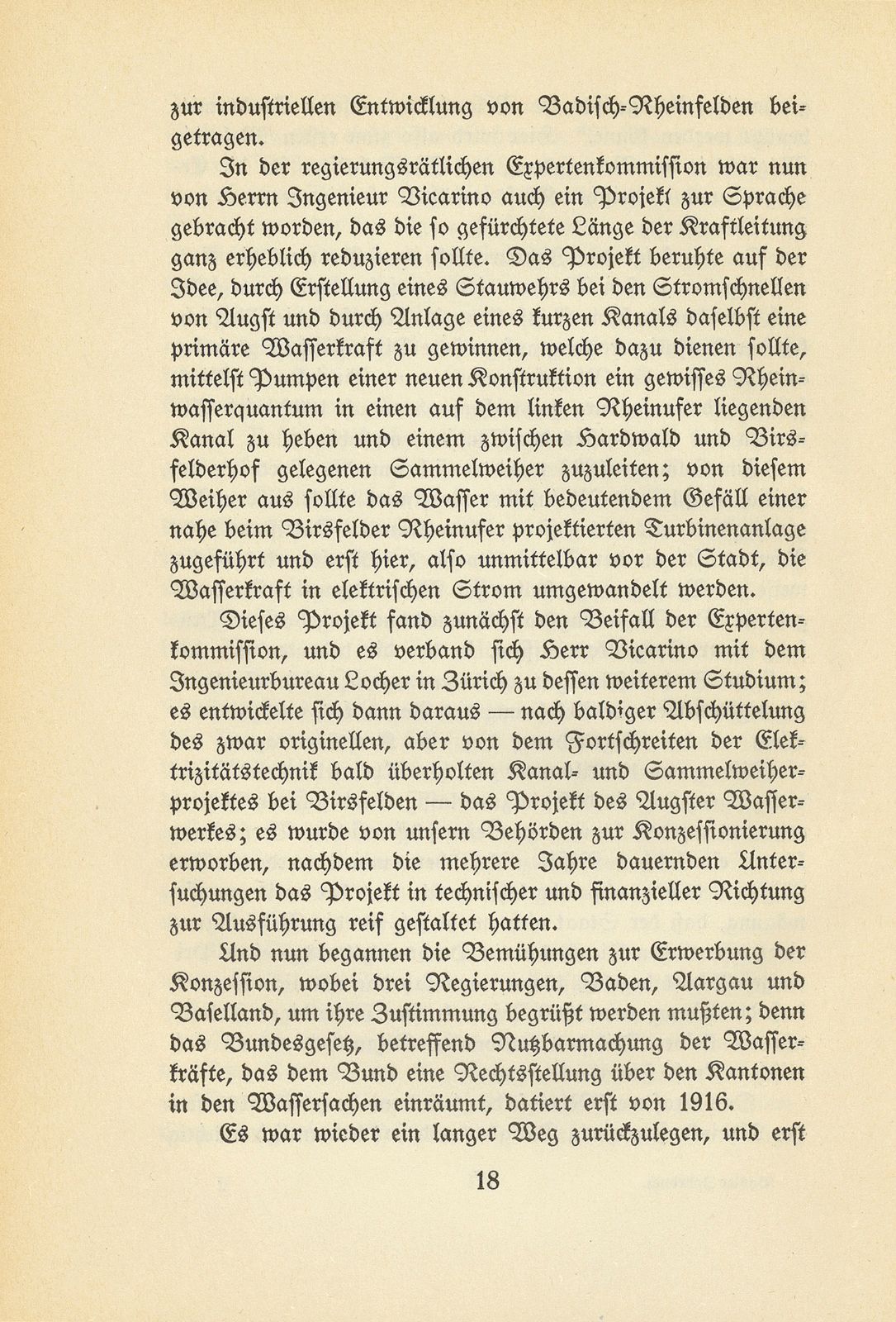 Die Anfänge der öffentlichen Betriebe der Stadt Basel – Seite 18