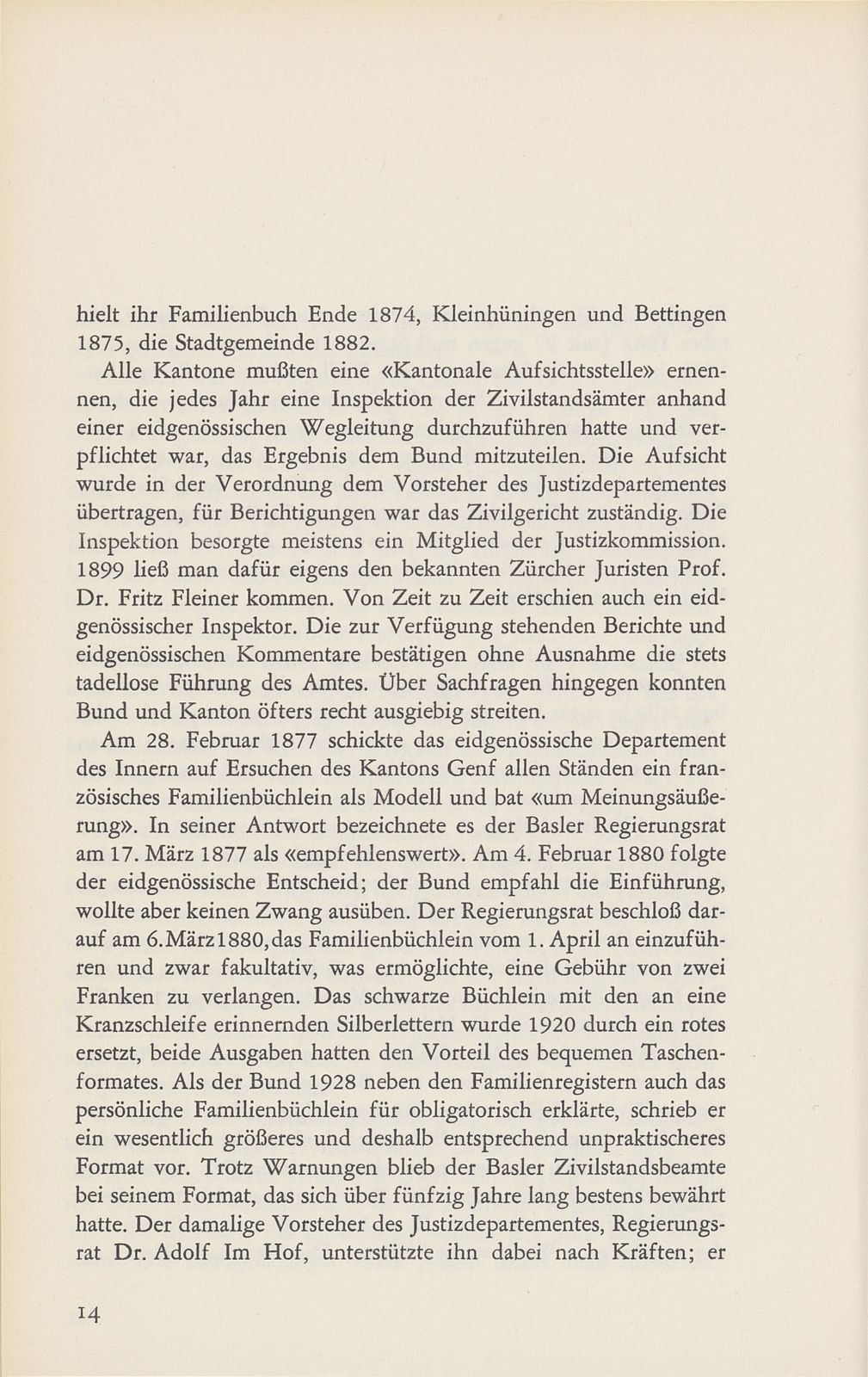 100 Jahre Ziviltrauung in Basel (19. September 1972) – Seite 8