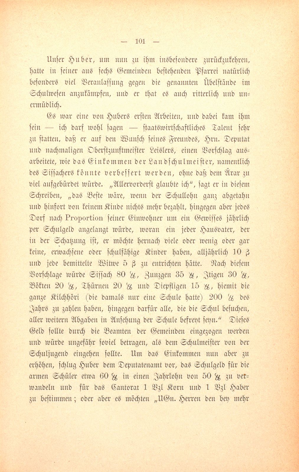 M. Johann Jakob Huber, weil. Pfarrer und Dekan in Sissach und seine Sammlungen zur Geschichte der Stadt und Landschaft Basel – Seite 27