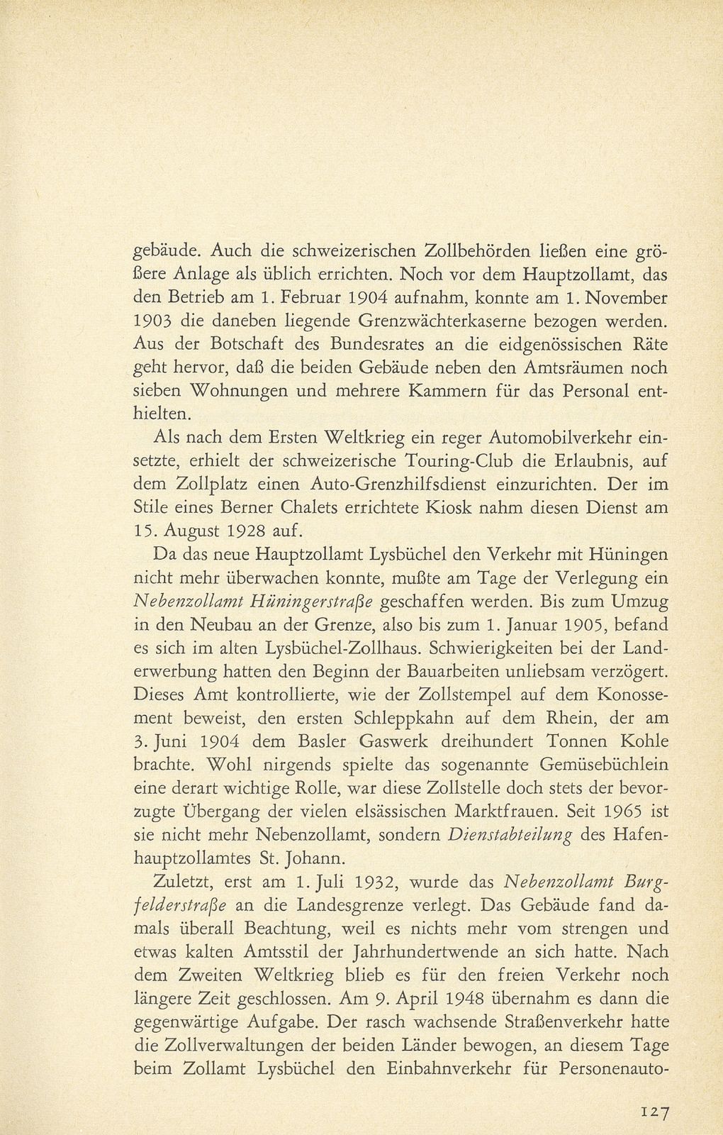 Die eidgenössischen Zollstätten im Kanton Basel-Stadt – Seite 13