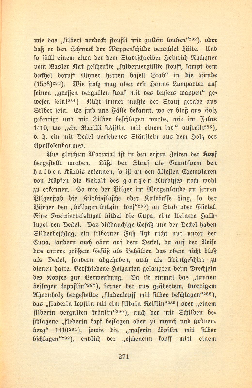 Der Basler Hausrat im Zeitalter der Spätgotik. (An Hand der schriftlichen Überlieferung.) – Seite 31