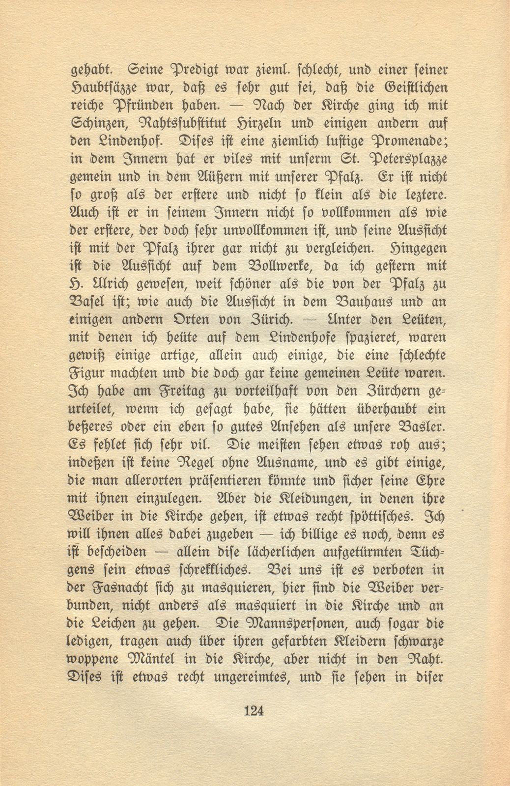 Isaak Iselins Reisetagebuch 1754 – Seite 29