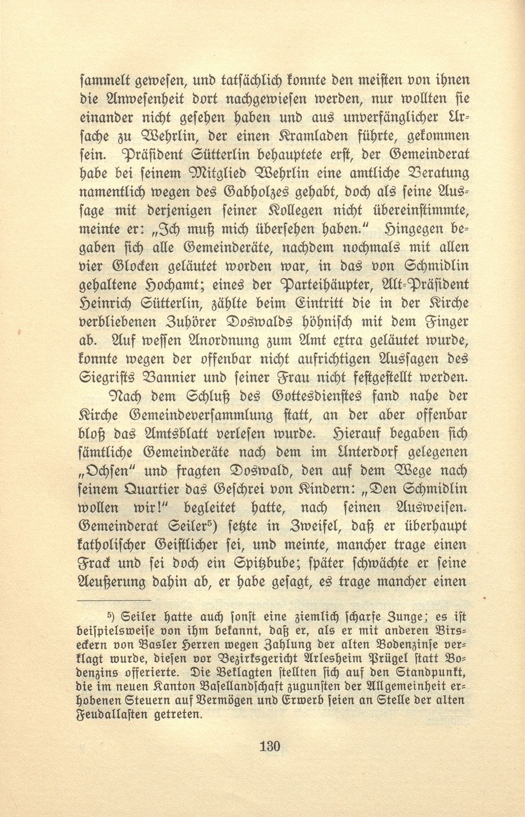 Ein kirchlicher Streit im Birseck vor achtzig Jahren – Seite 15