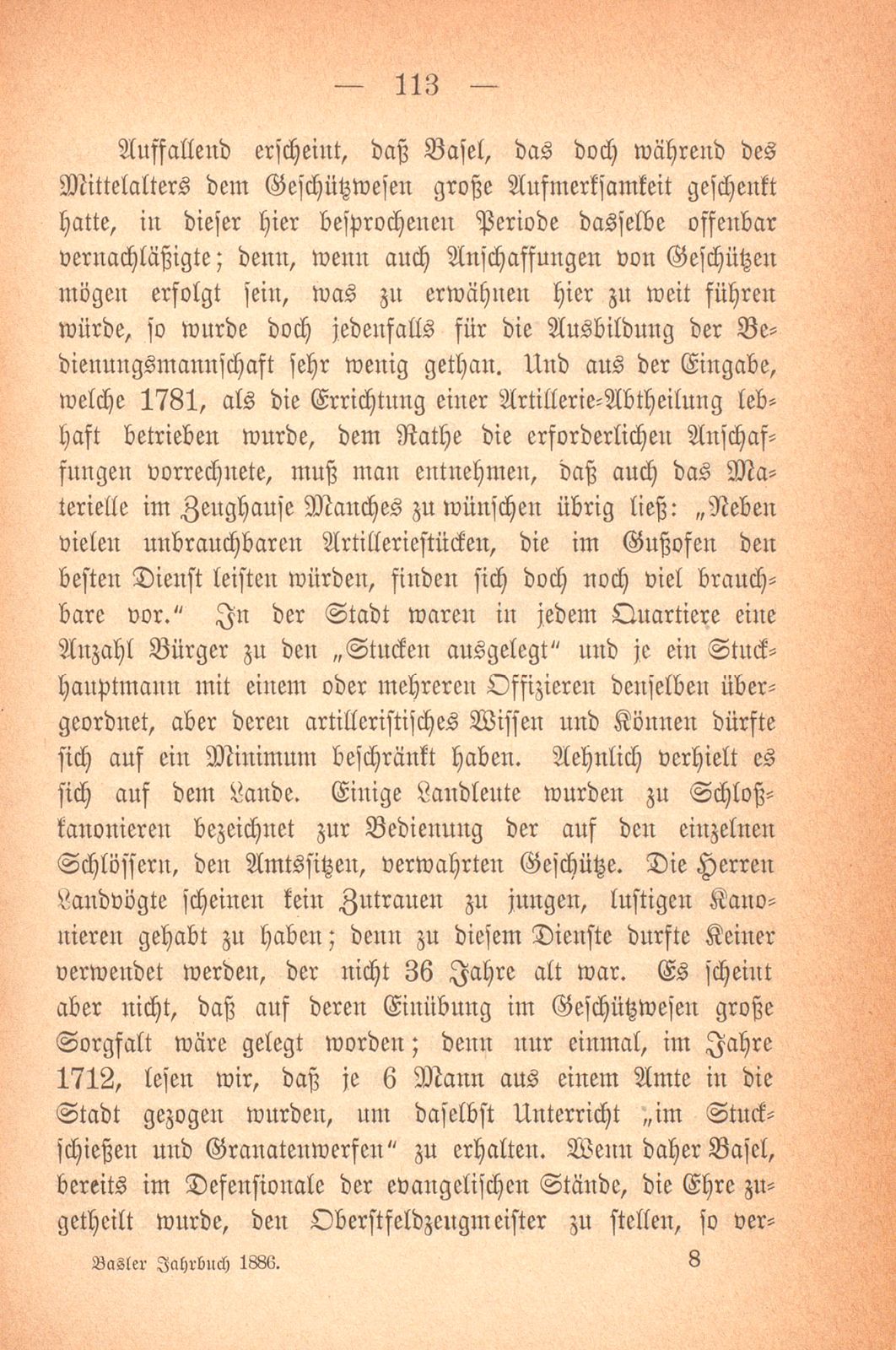 Über das baslerische Militärwesen in den letzten Jahrhunderten – Seite 35