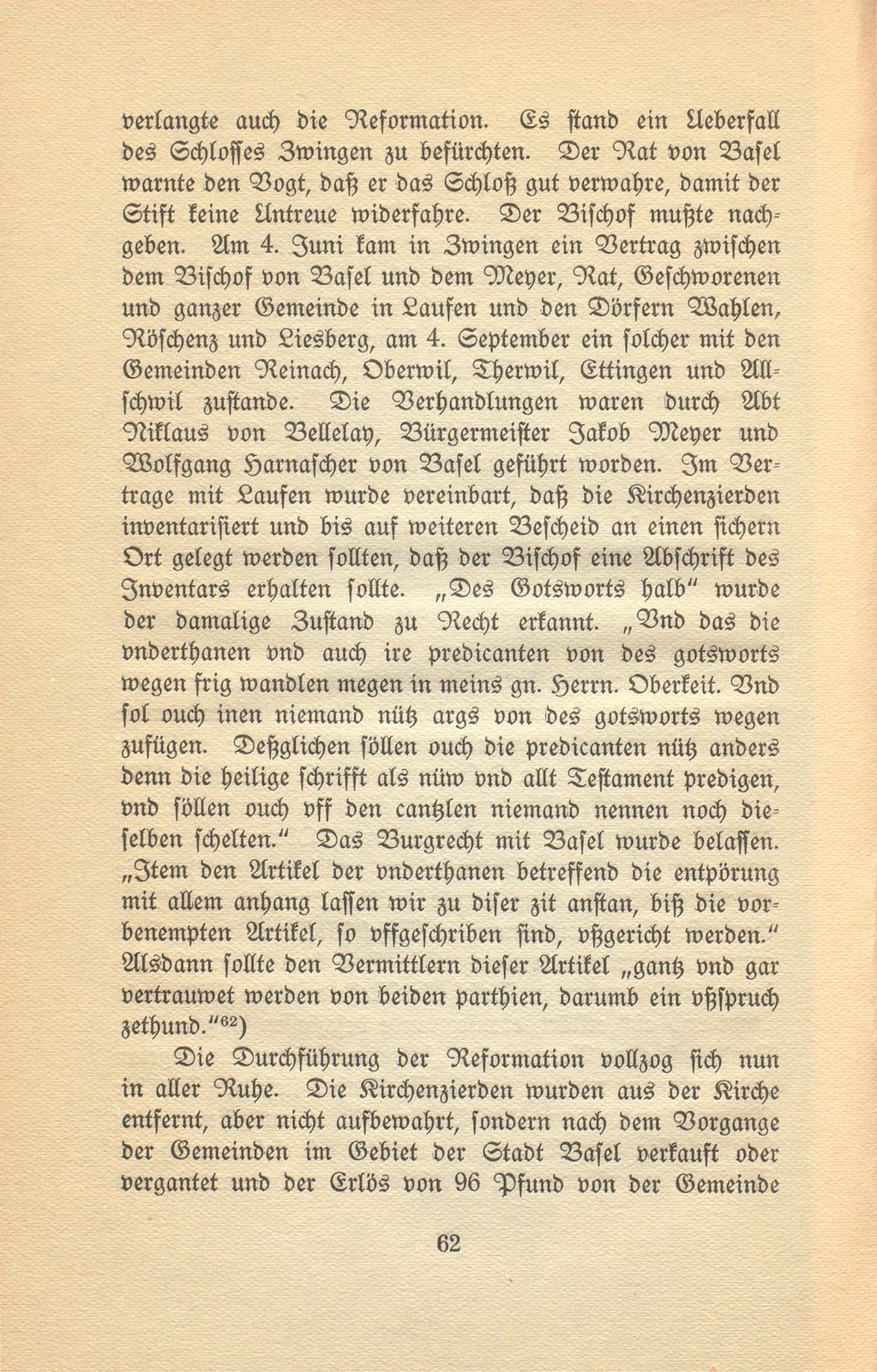 Die Reformation im baslerisch-bischöflichen Laufen – Seite 26