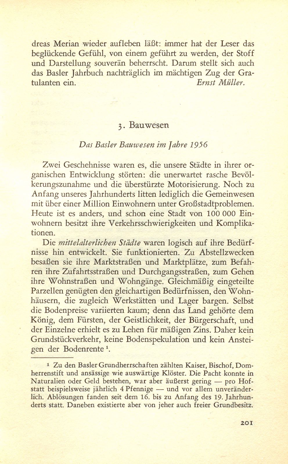 Das künstlerische Leben in Basel – Seite 1