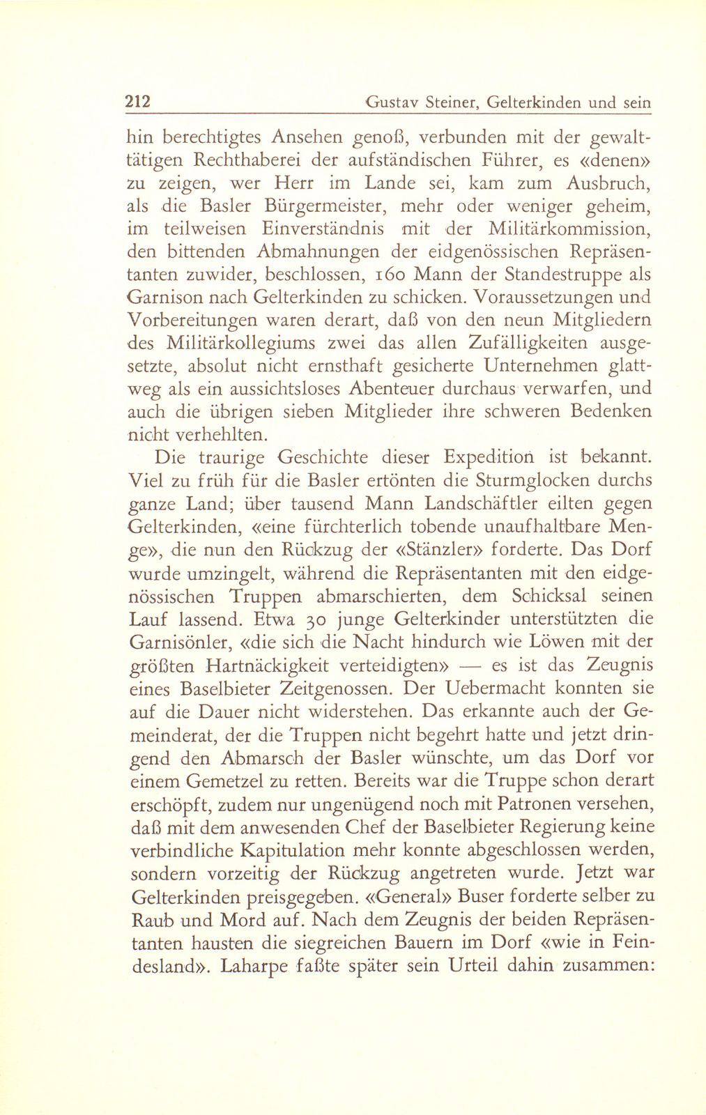 Gelterkinden und sein Pfarrer in den Dreissigerwirren – Seite 9