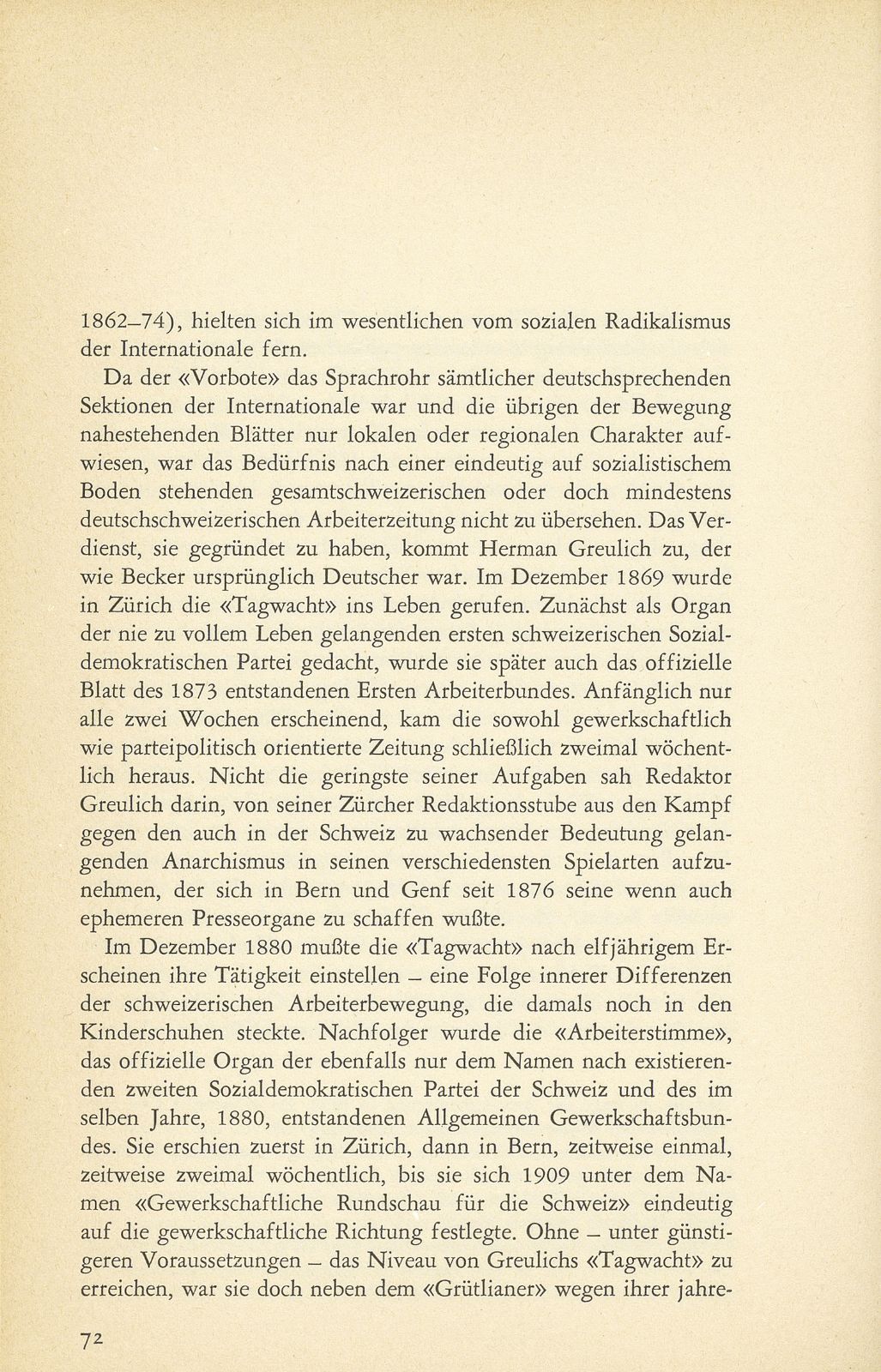 Die sozialdemokratische Presse in Basel bis zum Ersten Weltkrieg – Seite 4