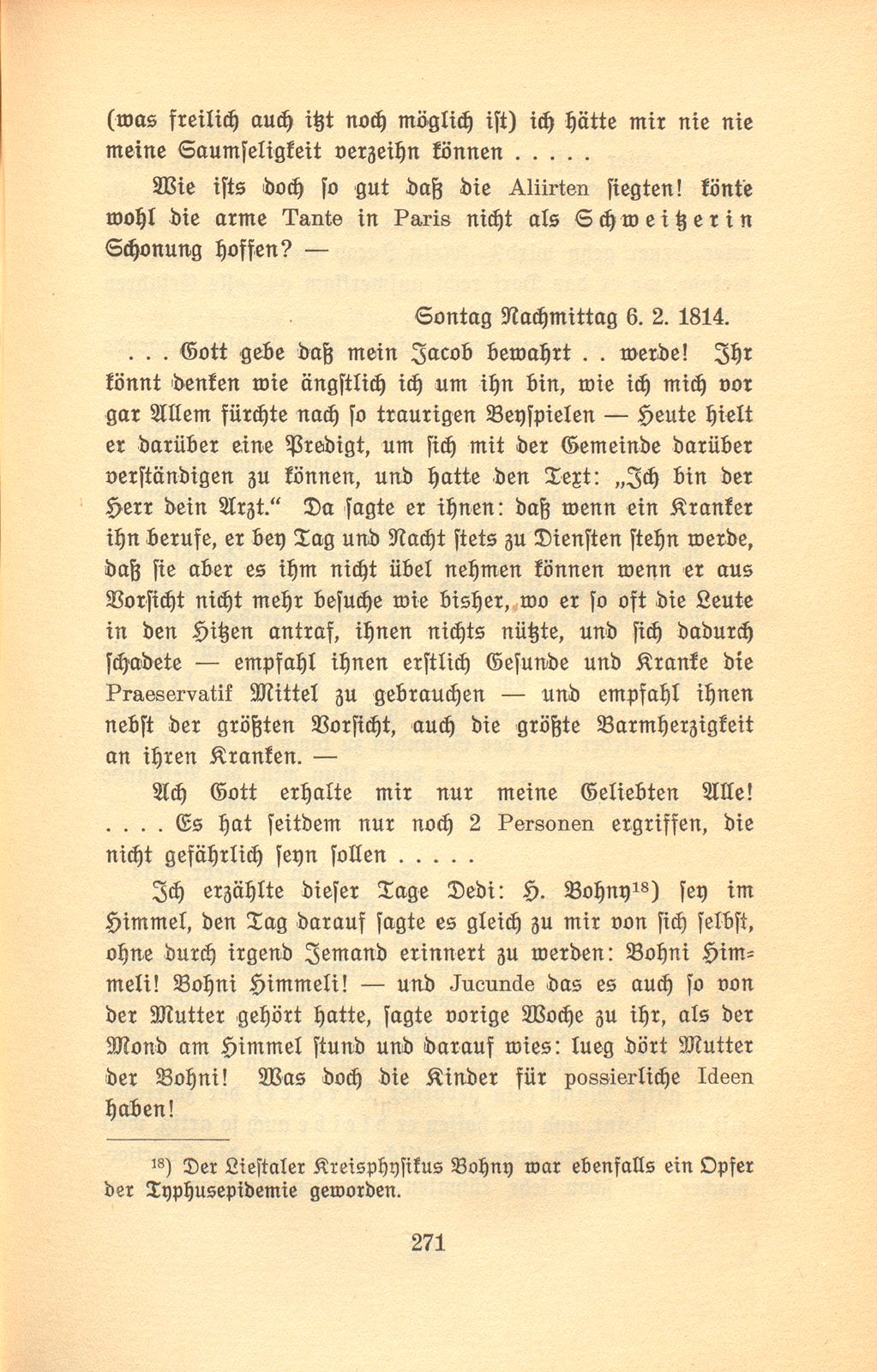 Hundertjährige Briefe einer Lausener Pfarrfrau [Susanna Maria Burckhardt-Schorndorf] – Seite 22