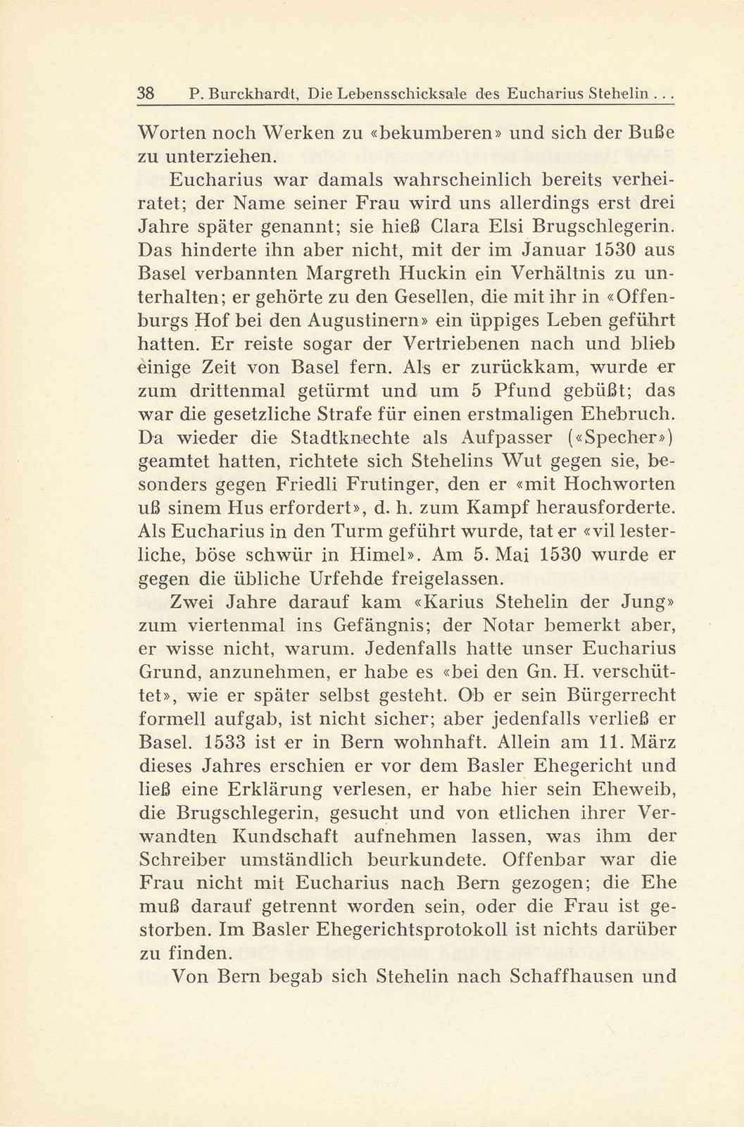 Die Lebensschicksale des Eucharius Stehelin und seine Zeitungsberichte aus dem Schmalkaldischen Krieg – Seite 4