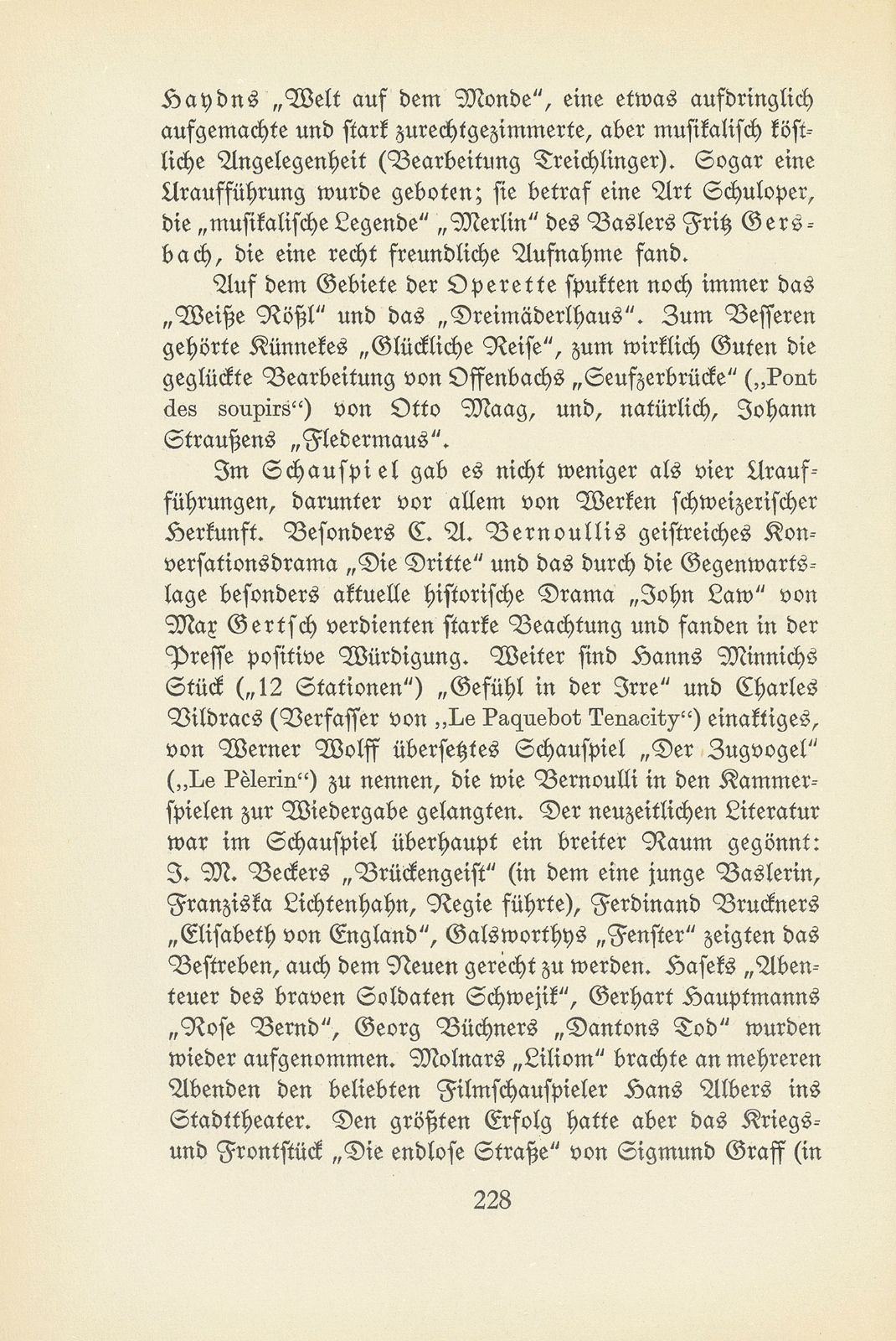 Das künstlerische Leben in Basel vom 1. Oktober 1932 bis 30. September 1933 – Seite 3