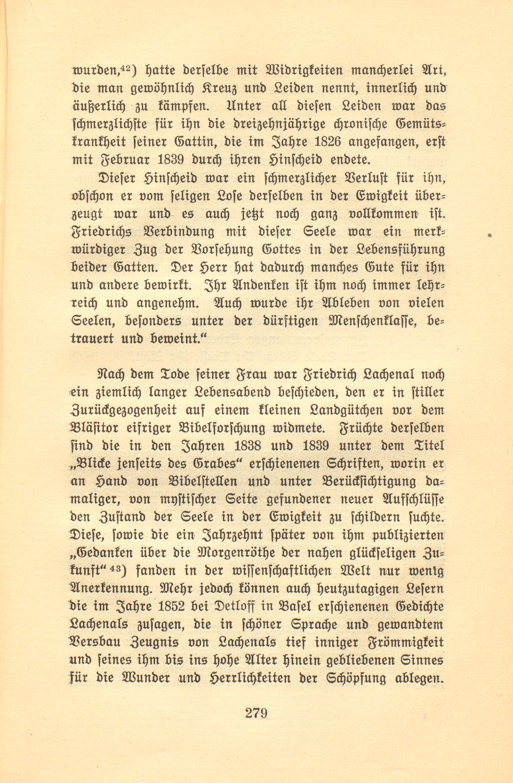 Kurze Notizen aus den Lebensumständen von Friedrich Lachenal – Seite 23