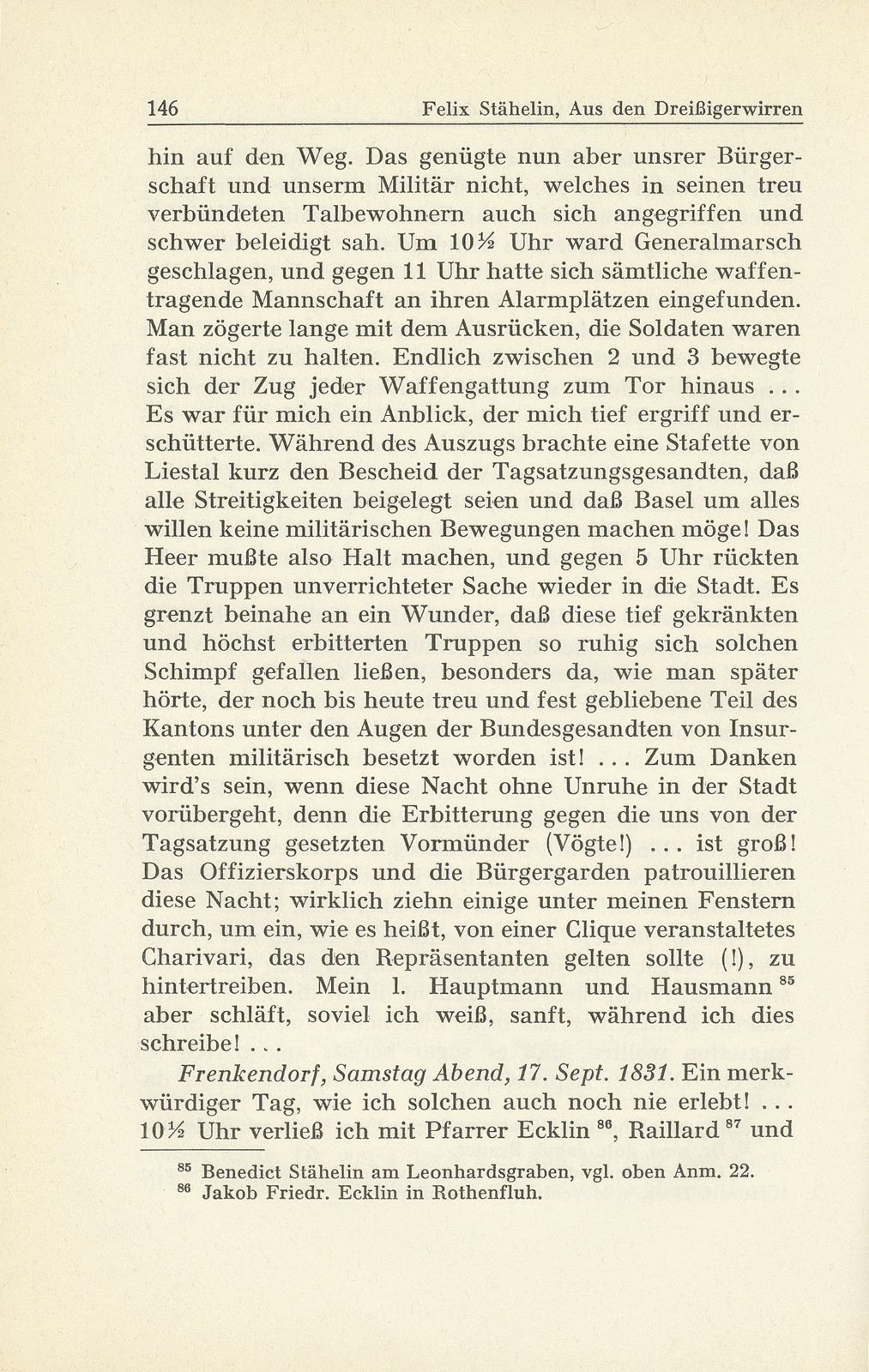 Erlebnisse und Bekenntnisse aus der Zeit der Dreissigerwirren [Gebrüder Stähelin] – Seite 44