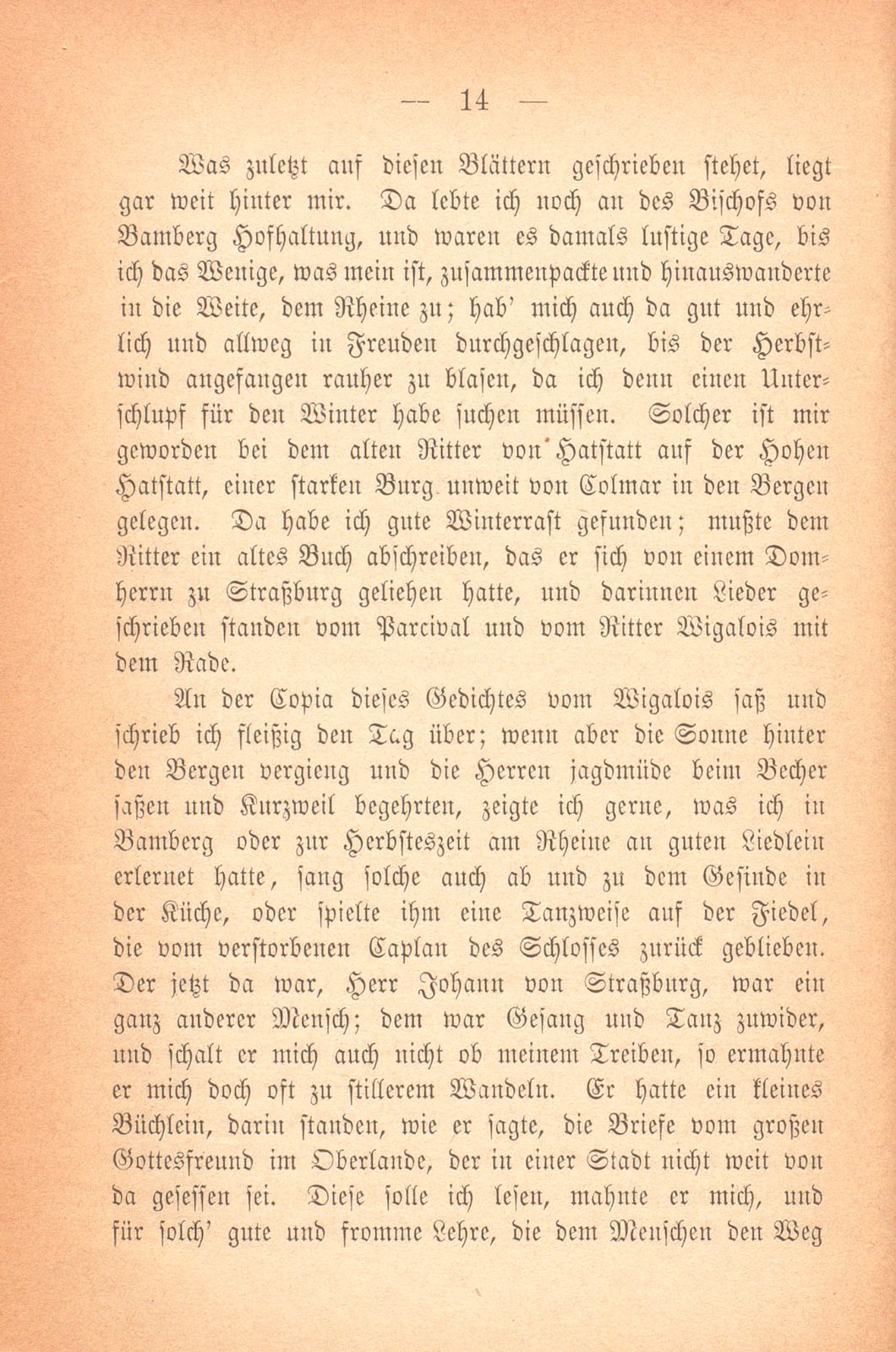 Aus dem Tagebuch des Schreibers Giselbert. (1376-1378) – Seite 2