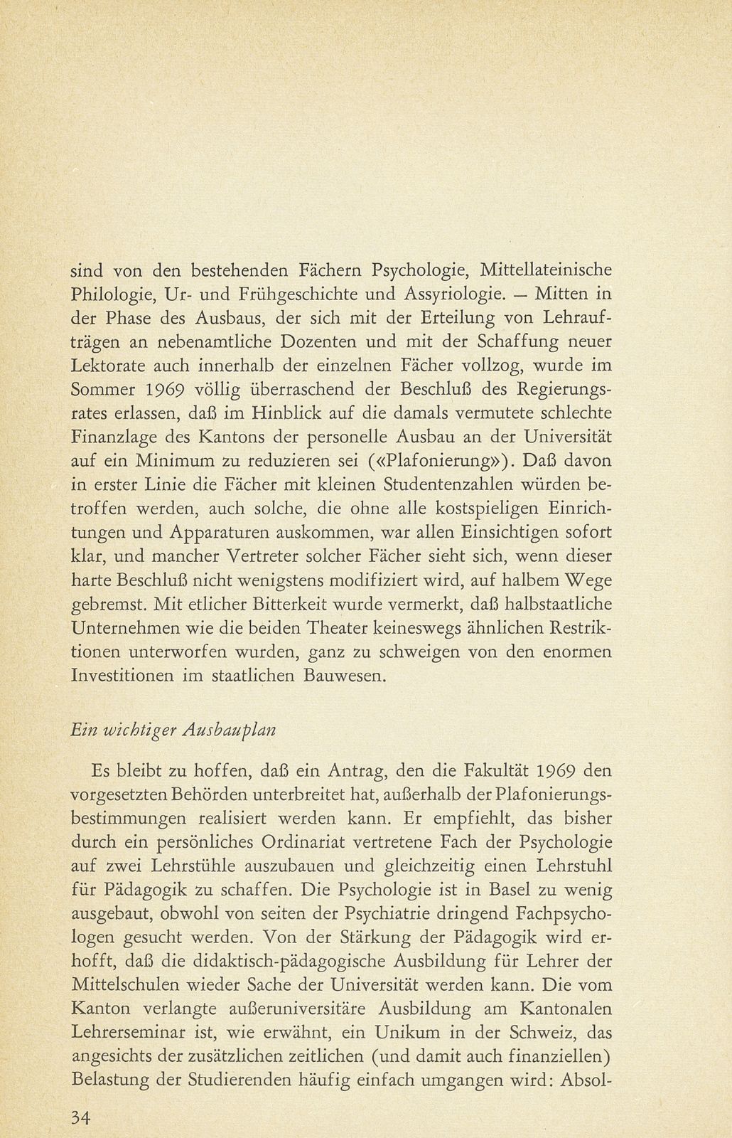 Die Philosophisch-Historische Fakultät der Universität Basel – Seite 9