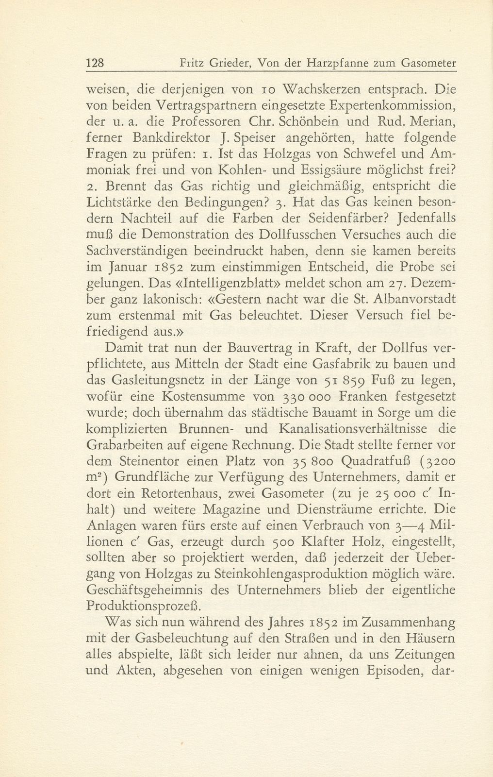 Von der Harzpfanne zum Gasometer (100 Jahre Basler Gasversorgung) – Seite 8