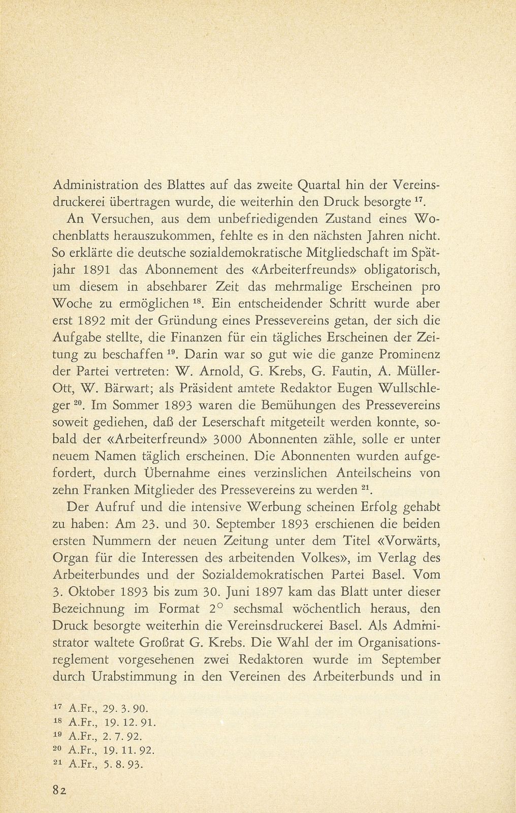 Die sozialdemokratische Presse in Basel bis zum Ersten Weltkrieg – Seite 14