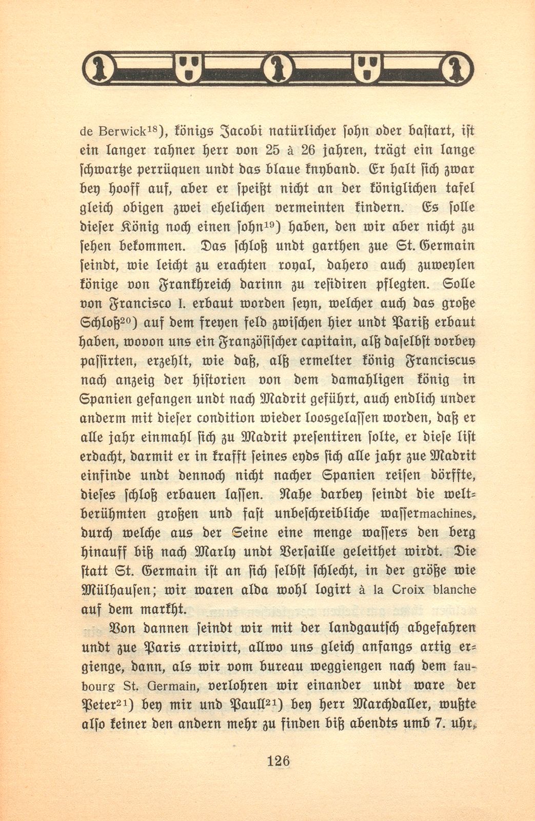 Der Aufenthalt eines Basler Kaufmanns in Paris im Jahre 1701 [Hans Burkhard Respinger] – Seite 8