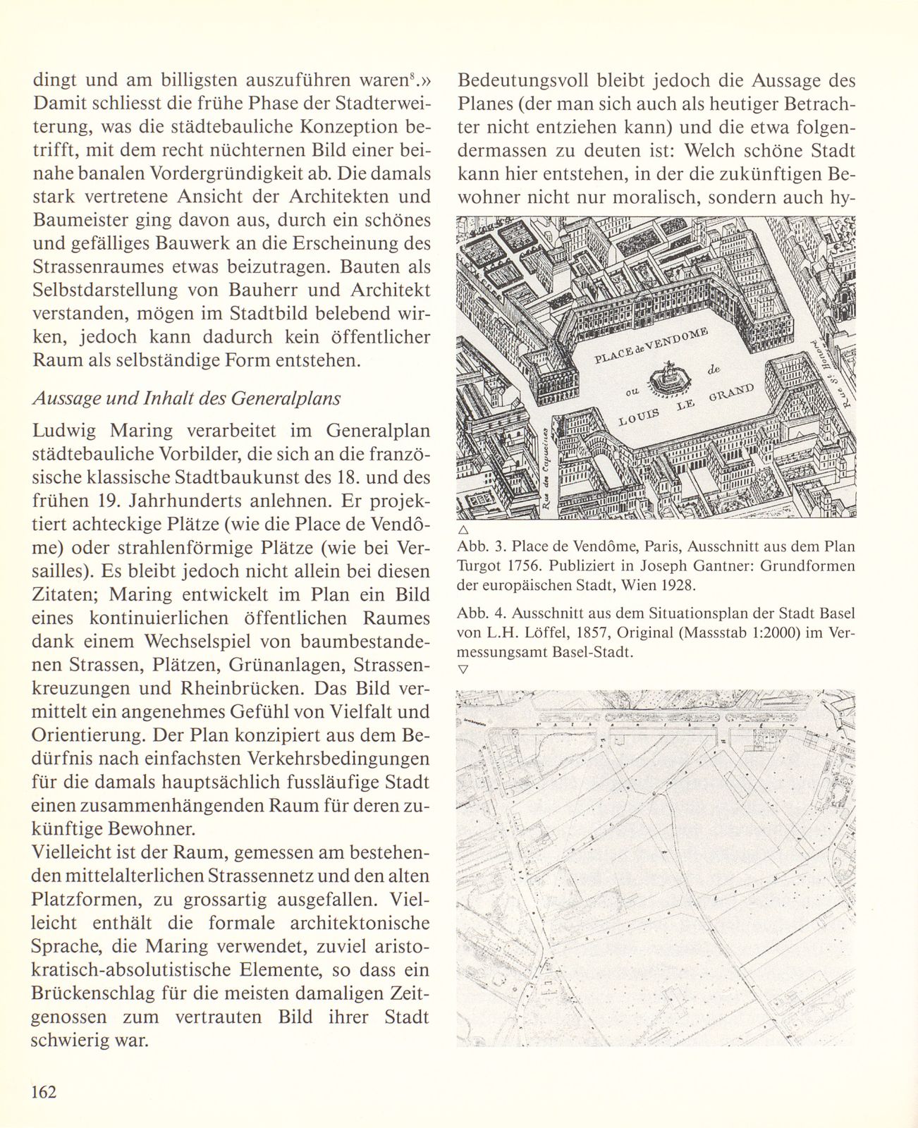 Ludwig Marings ‹Generalplan der Stadt Basel› von 1857 – Seite 4