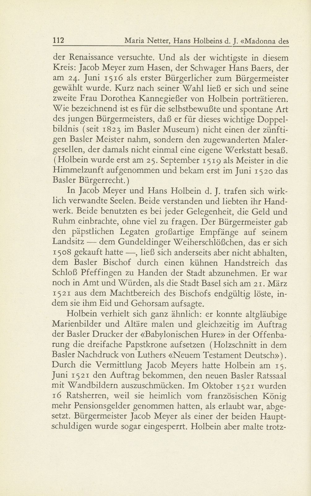 Hans Holbein d. J. ‹Madonna des Bürgermeisters Jacob Meyer zum Hasen› und ihre Geheimnisse – Seite 4