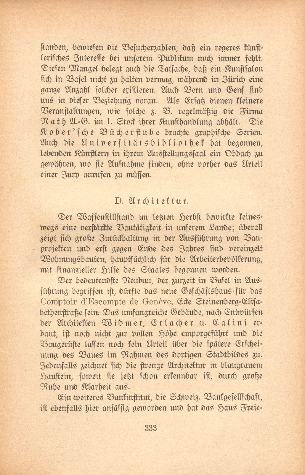 Das künstlerische Leben in Basel vom 1. November 1918 bis 31. Oktober 1919 – Seite 6