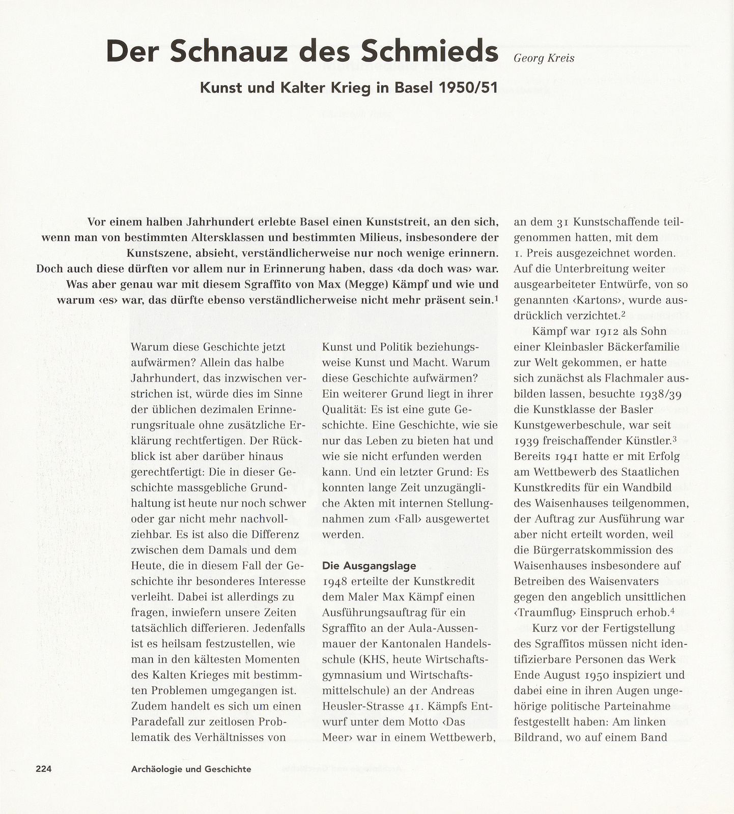 Der Schnauz des Schmieds – Seite 1