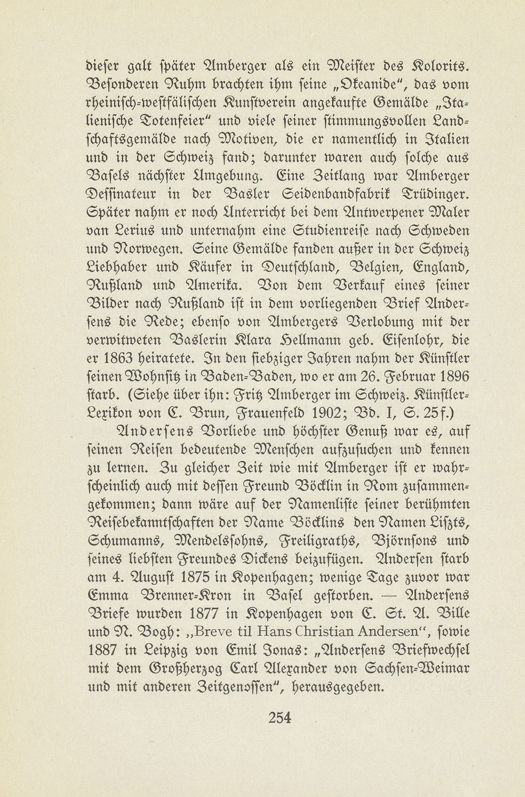 Ein Brief des Märchendichters Hans Christian Andersen an Emma Brenner-Kron – Seite 5