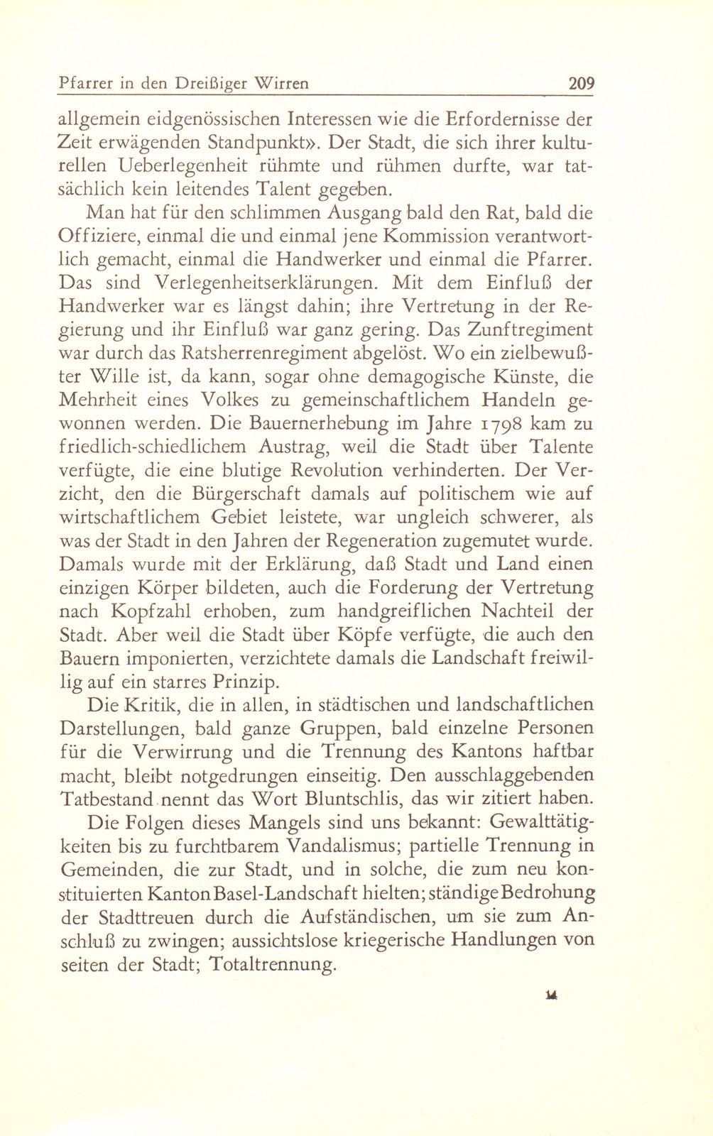 Gelterkinden und sein Pfarrer in den Dreissigerwirren – Seite 6