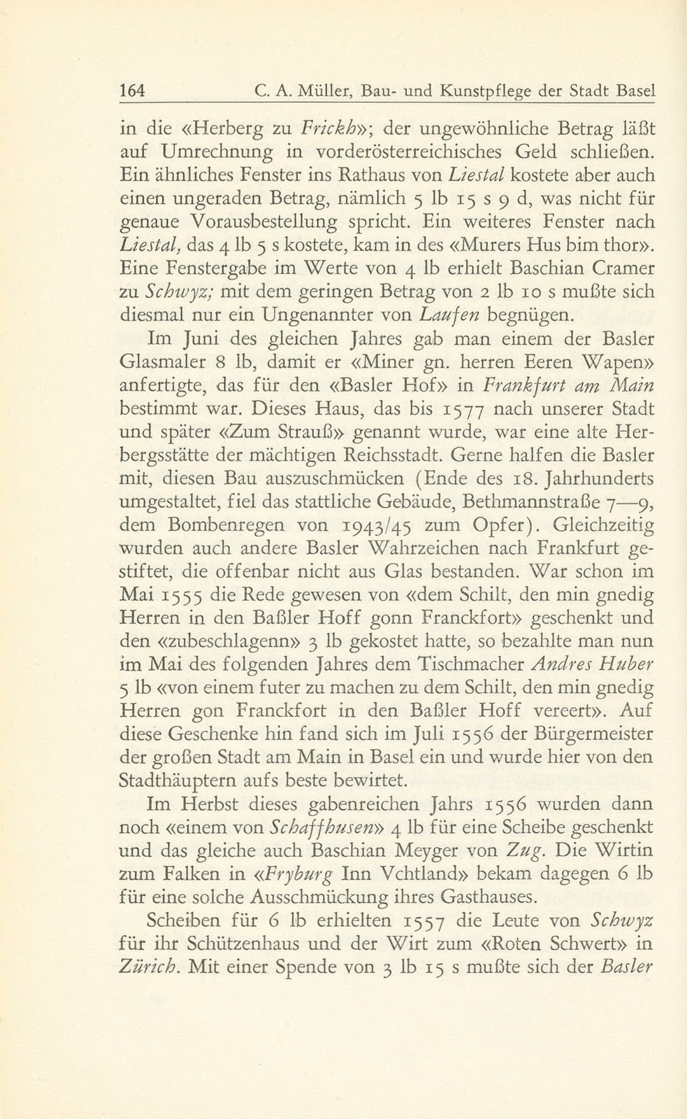 Bau- und Kunstpflege der Stadt Basel im Zeitalter der Reformation, 1529-1560 – Seite 32