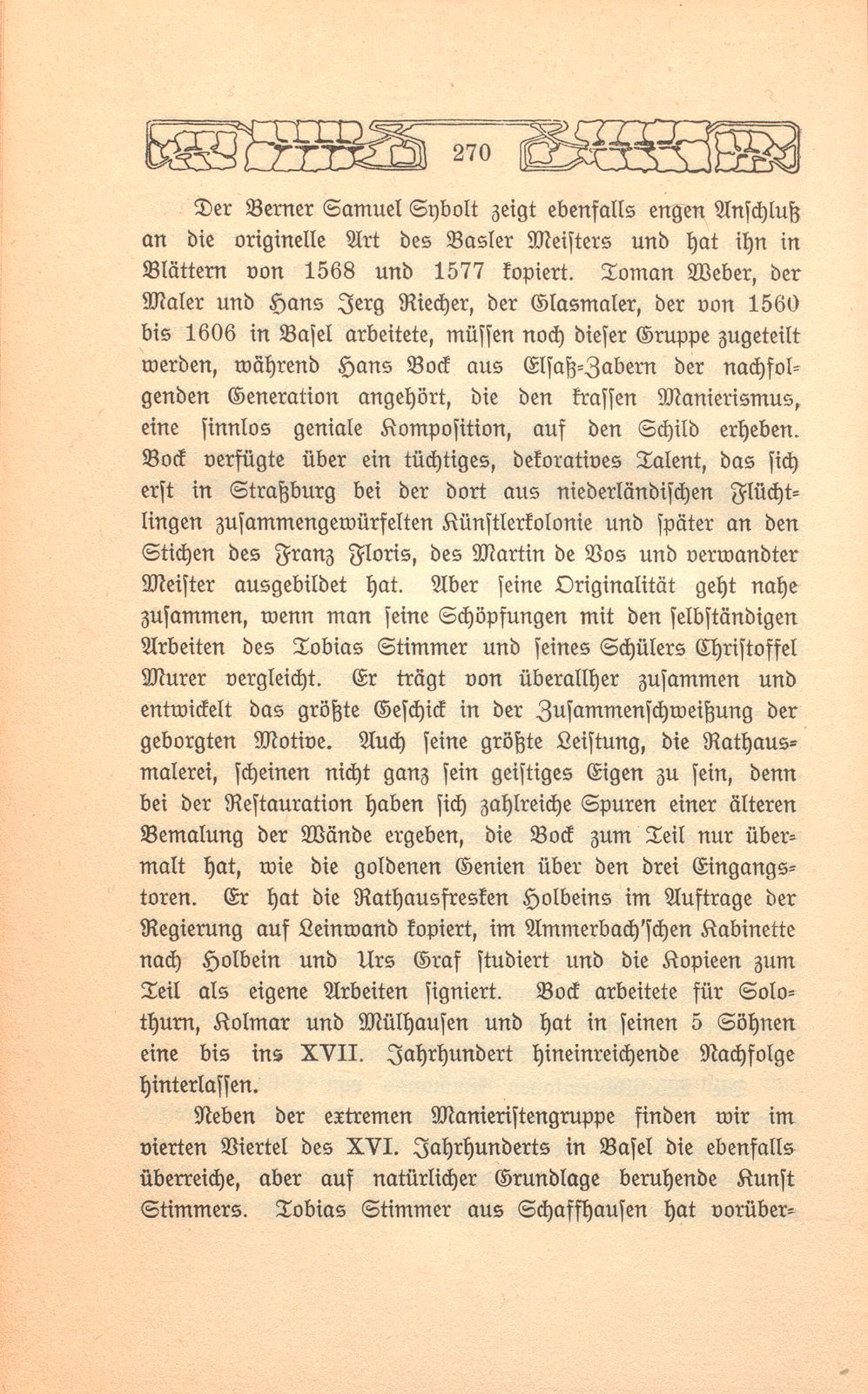 Die Entwicklung der Basler Malerei im XVI. Jahrhundert – Seite 11