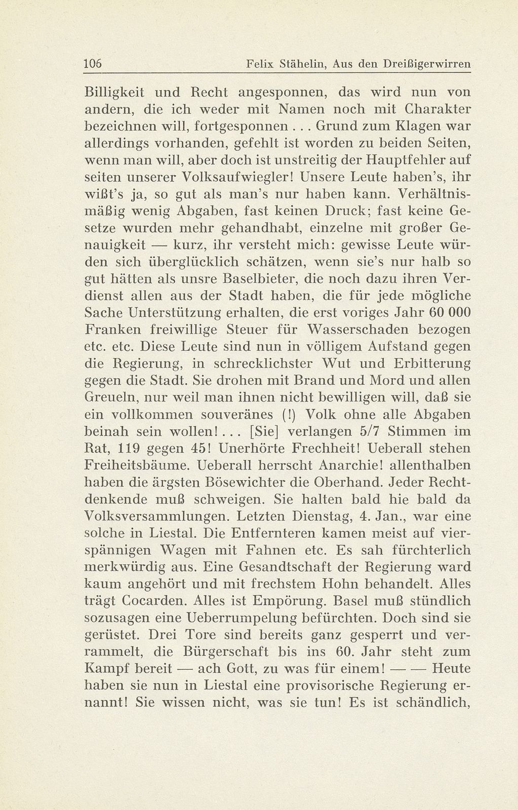 Erlebnisse und Bekenntnisse aus der Zeit der Dreissigerwirren [Gebrüder Stähelin] – Seite 4