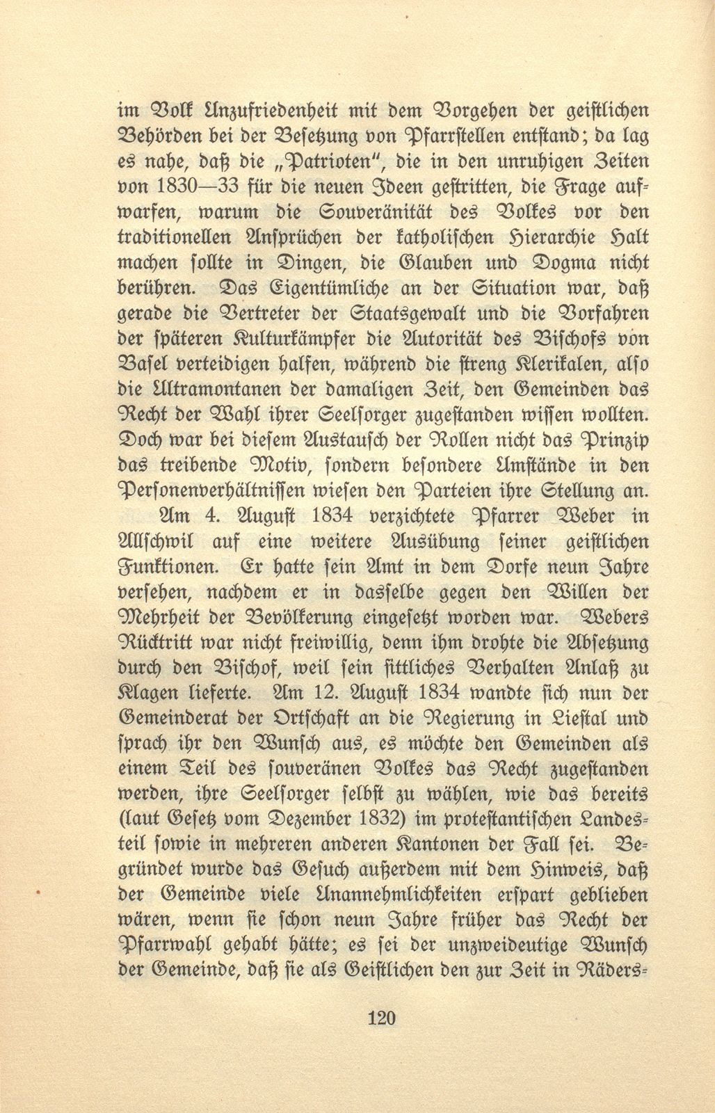 Ein kirchlicher Streit im Birseck vor achtzig Jahren – Seite 5