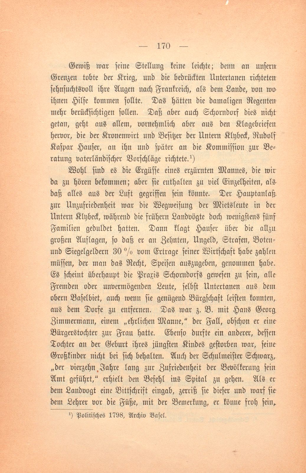 Stadt und Landschaft Basel in der zweiten Hälfte des 18. Jahrhunderts – Seite 47