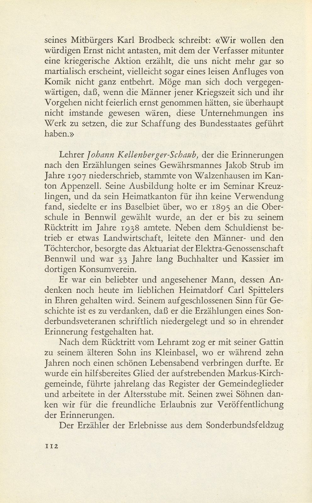 Erlebnisse eines Baselbieter Wachtmeisters im Sonderbundskrieg [Jakob Strub] – Seite 4