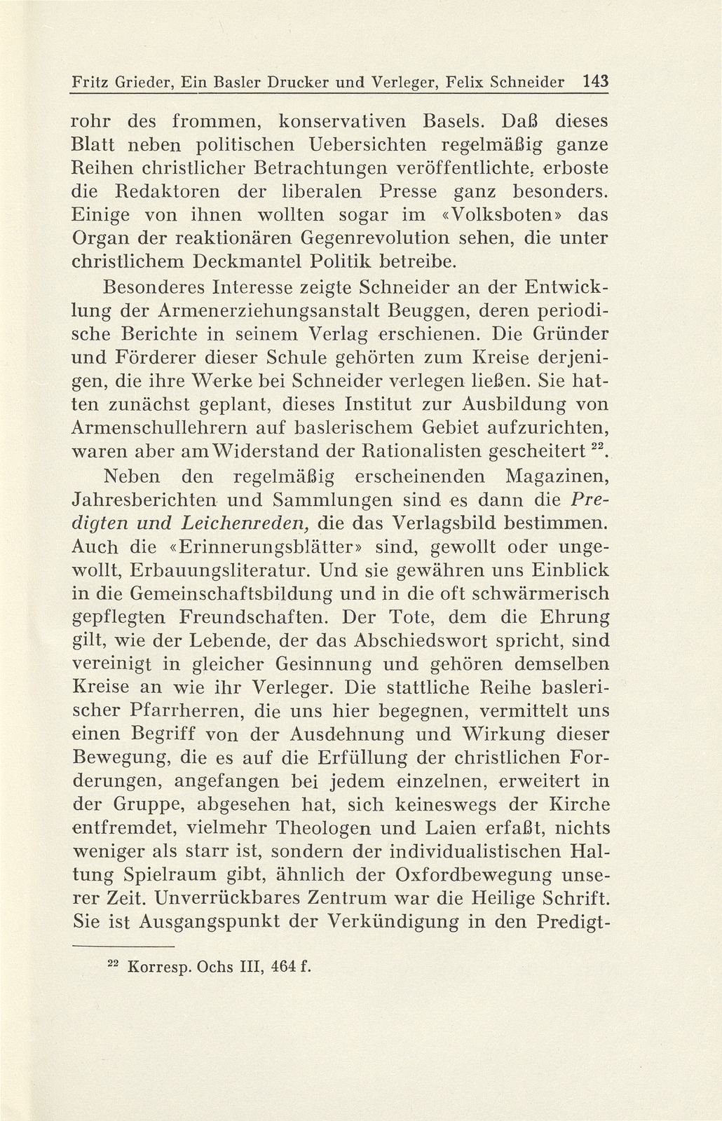 Ein Basler Drucker und Verleger im Dienste des Pietismus: Felix Schneider (1768-1845) – Seite 20