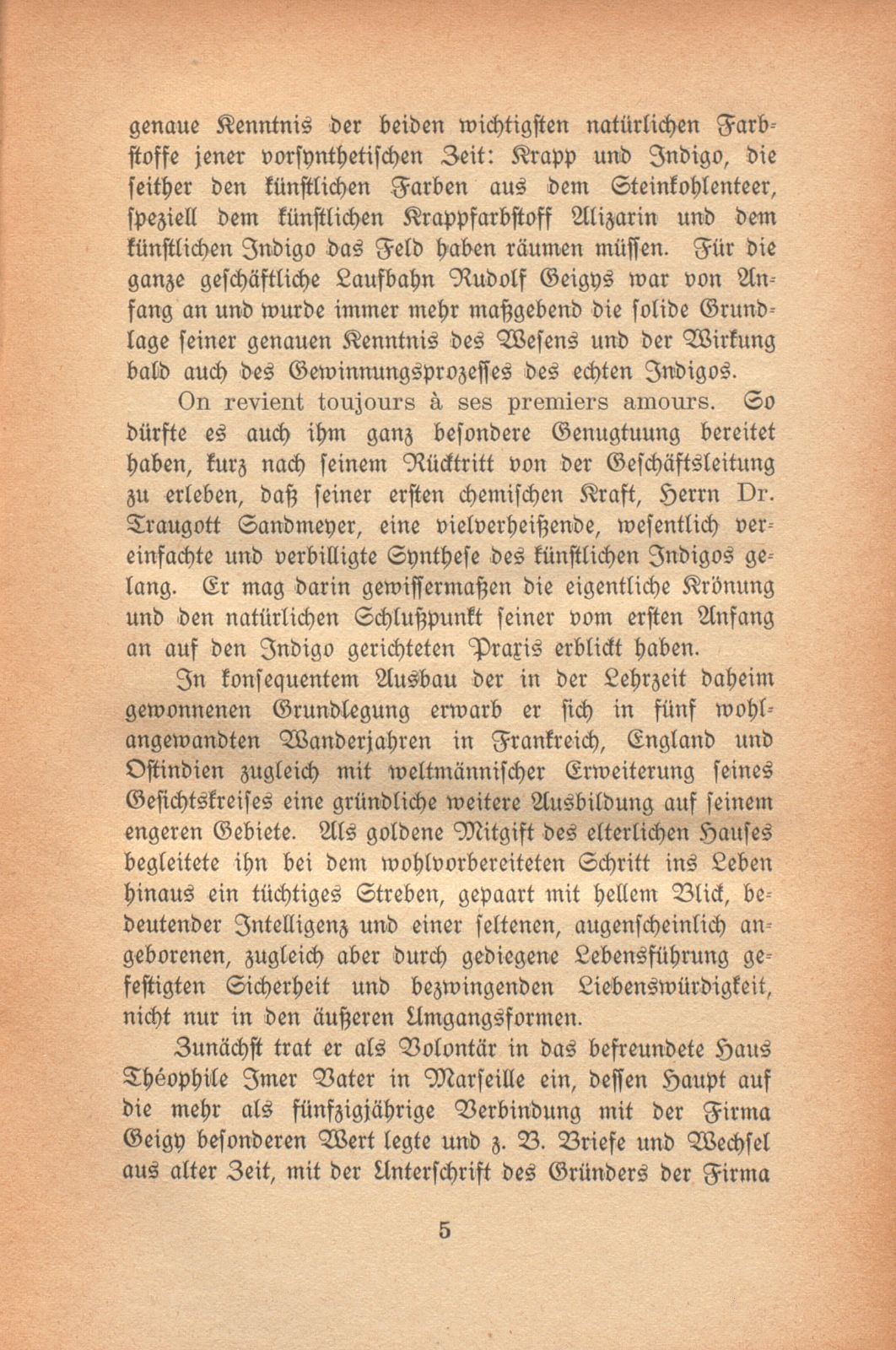 Johann Rudolf Geigy-Merian. 4. März 1830 bis 17. Februar 1917 – Seite 5