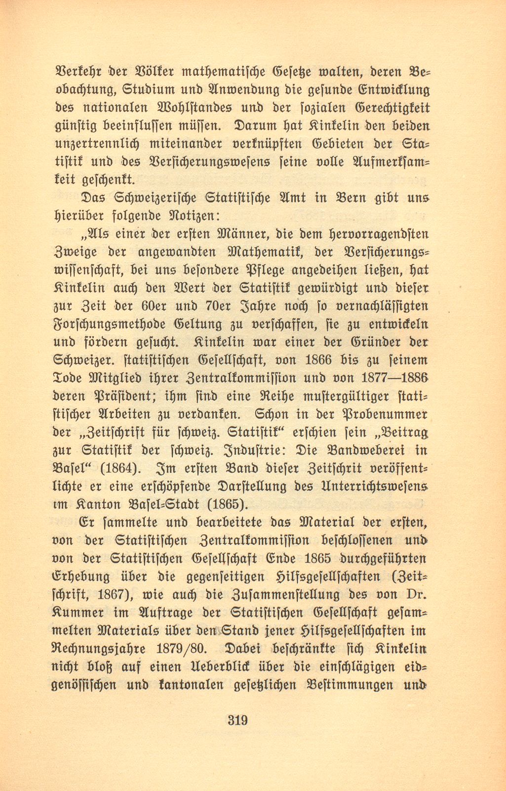 Prof. Dr. Hermann Kinkelin. 11. November 1832 bis 2. Januar 1913 – Seite 18