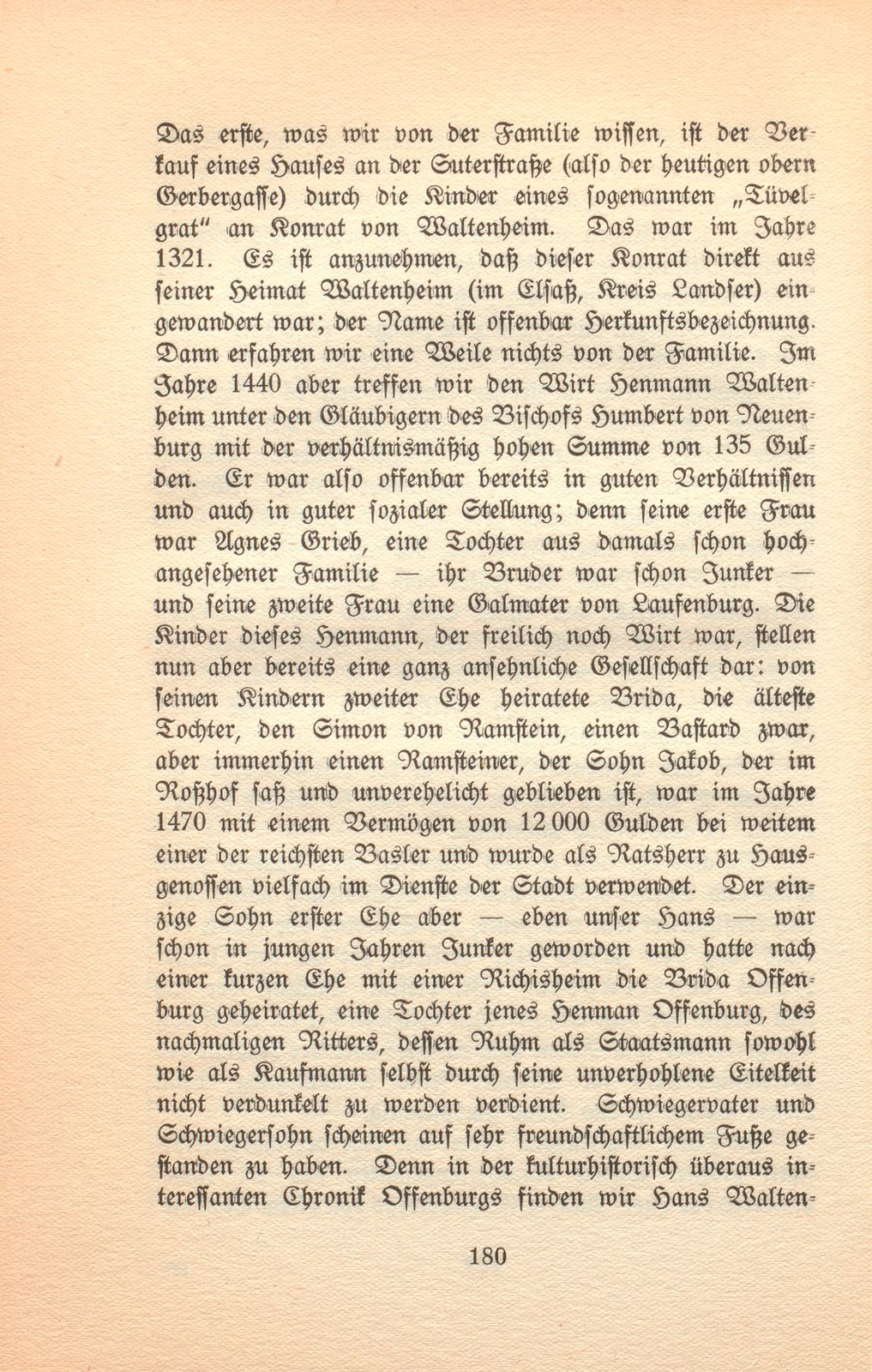 Aus der Geschichte eines alten Basler Hauses [Haus zur ‹Augenweide›] – Seite 7