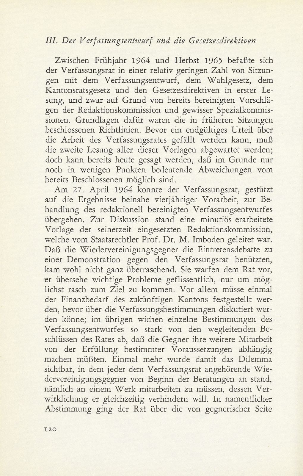 Die Grundlagen eines neuen Staates entstehen. (Zum Verfassungsentwurf und zu den Gesetzesdirektiven des zukünftigen Standes Basel.) – Seite 34