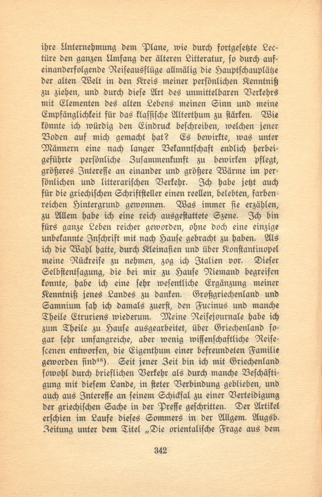 Autobiographische Aufzeichnungen von Prof. Johann Jakob Bachofen – Seite 50