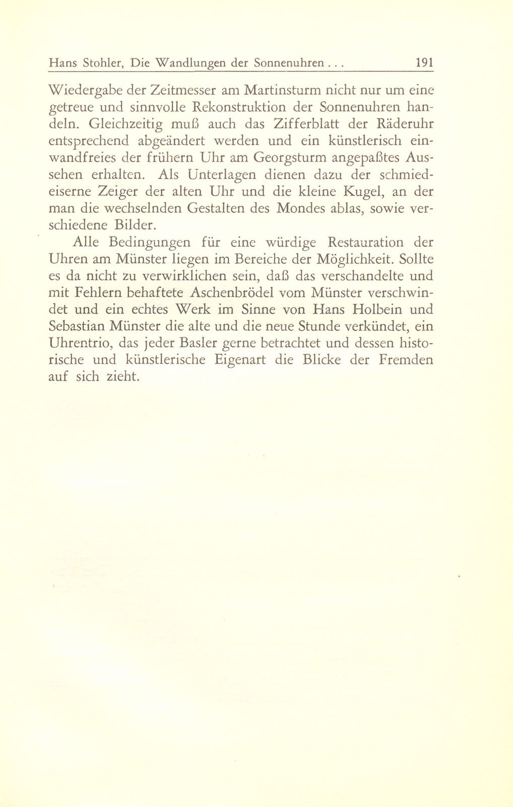 Die Wandlungen der Sonnenuhren am Basler Münster und die Basler Zeitmessung seit 1798 – Seite 23