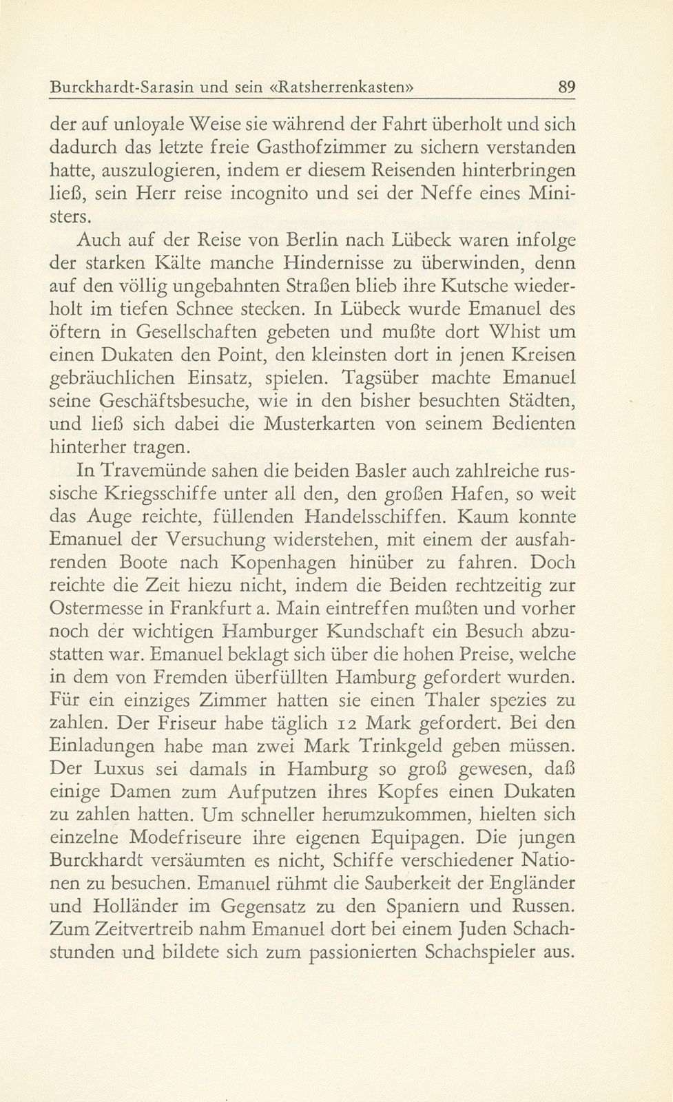 Ratsherr Emanuel Burckhardt-Sarasin und sein ‹Ratsherrenkasten› – Seite 23