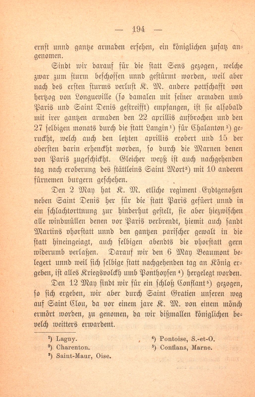 Schicksal einiger Basler Fähnlein in französischem Sold. (1589-1593.) – Seite 45