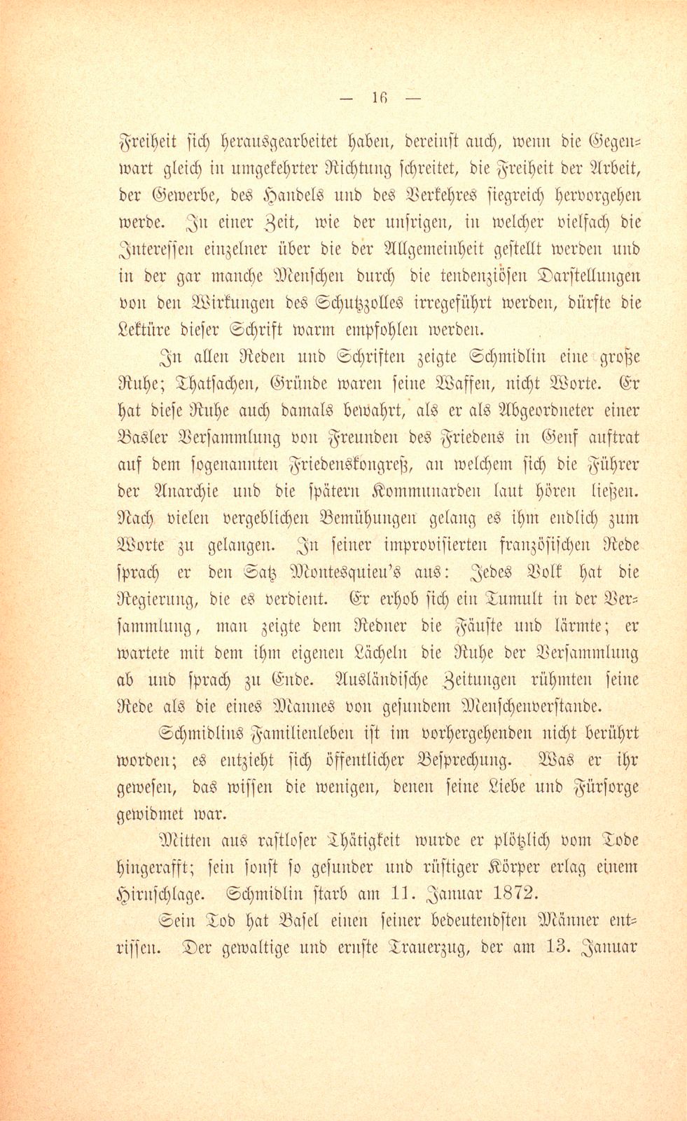 Wilhelm Schmidlin, Dr. phil., Direktor der Schweizerischen Centralbahn – Seite 16