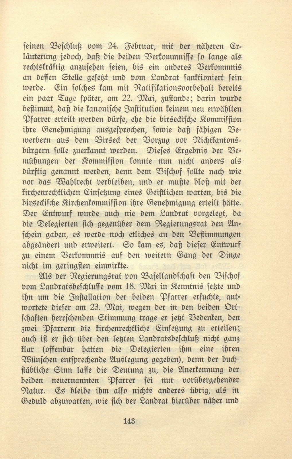 Ein kirchlicher Streit im Birseck vor achtzig Jahren – Seite 28