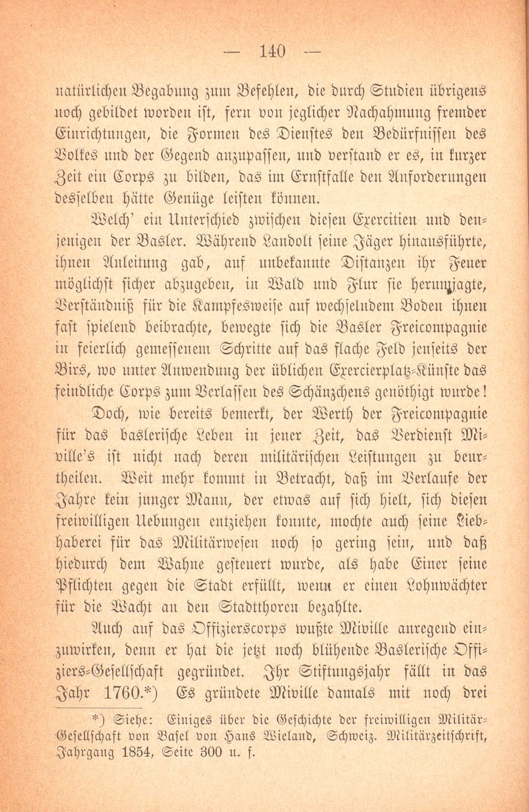 Über das baslerische Militärwesen in den letzten Jahrhunderten – Seite 62